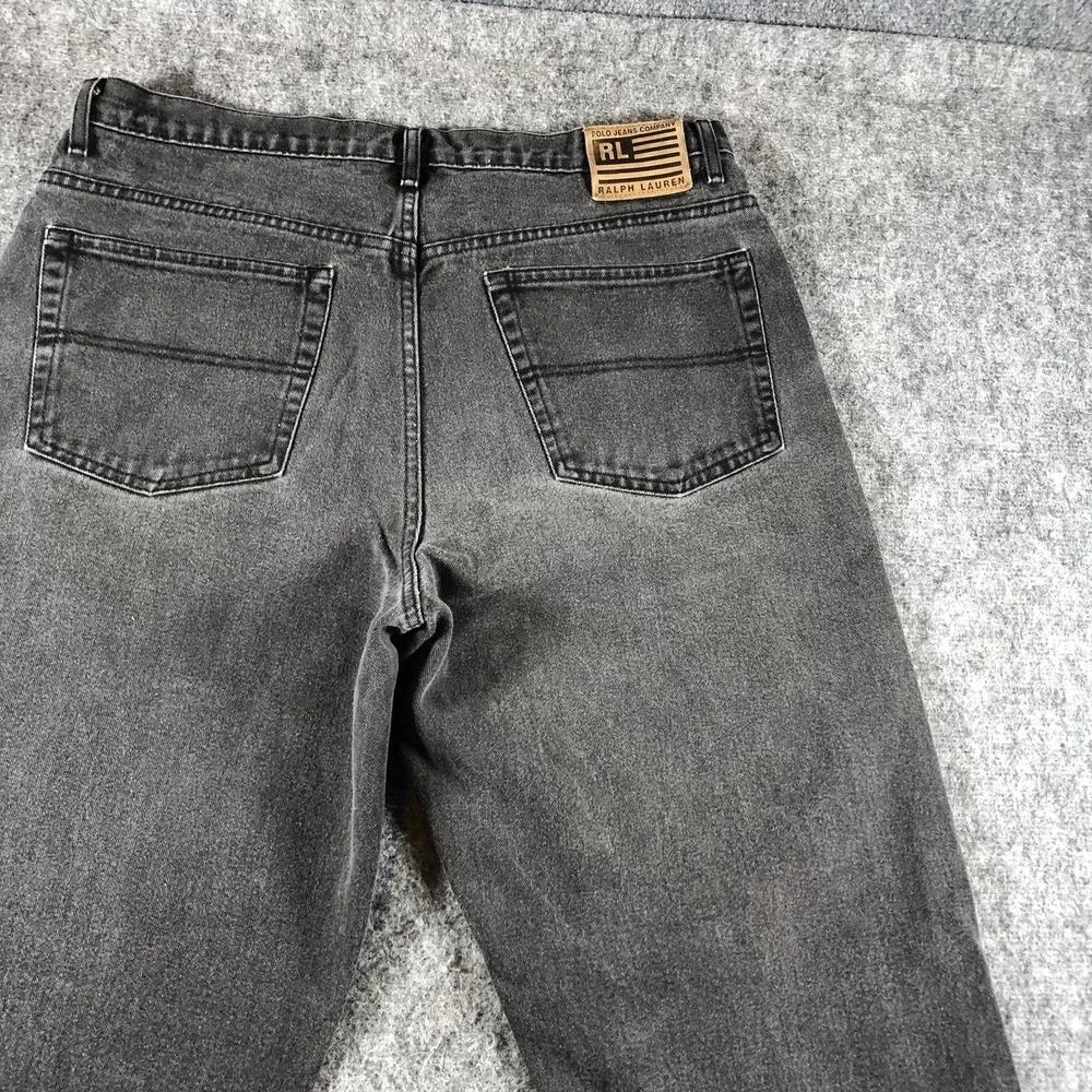 Polo Jeans Co‎ Loose Fit Jeans Mens 36x30 Gray Charcoal Straight